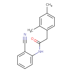 N-(2-cyanophenyl)-2-(2,4-dimethylphenyl)acetamide