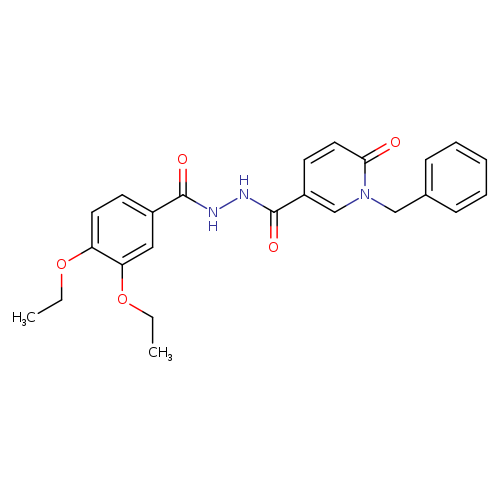 N'-(1-benzyl-6-oxo-1,6-dihydropyridine-3-carbonyl)-3,4-diethoxybenzohydrazide