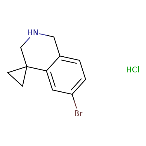 6'-bromo-2',3'-dihydro-1'H-spiro[cyclopropane-1,4'-isoquinoline] hydrochloride
