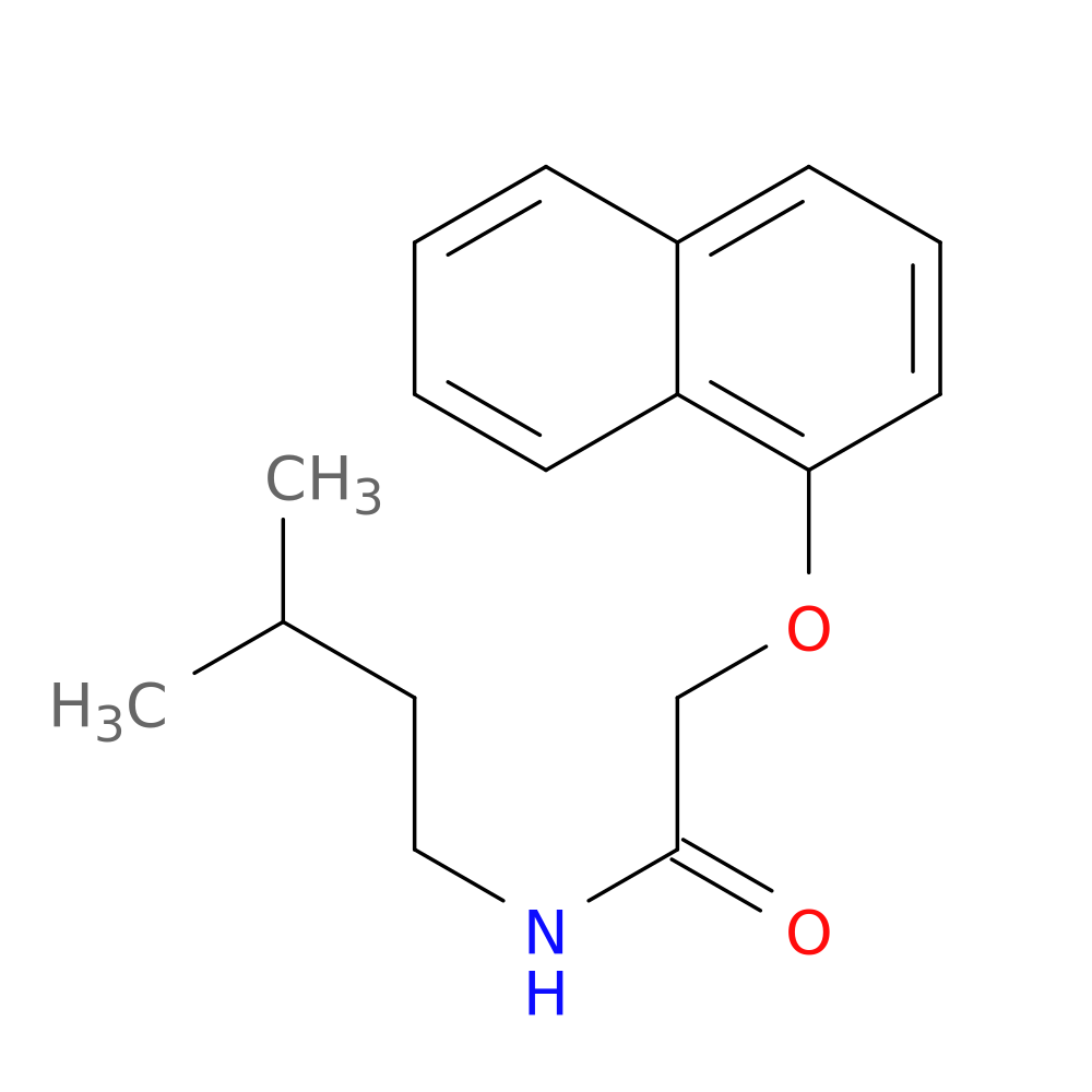 N-isopentyl-2-(1-naphthyloxy)acetamide