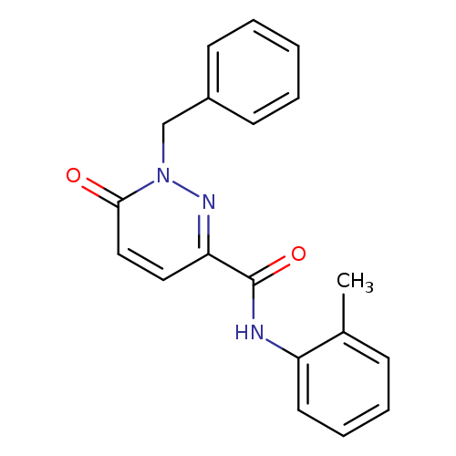 1-benzyl-N-(2-methylphenyl)-6-oxo-1,6-dihydropyridazine-3-carboxamide