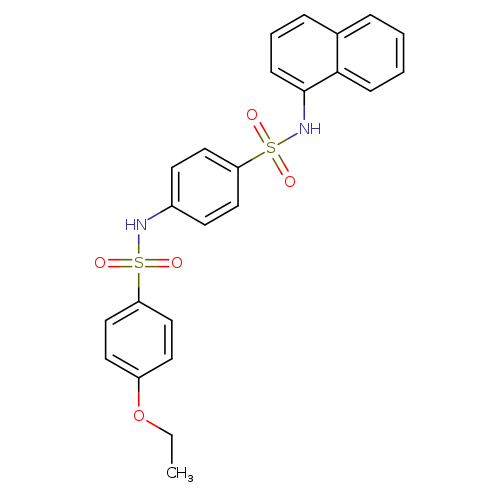 4-{[(4-ethoxyphenyl)sulfonyl]amino}-N-(1-naphthyl)benzenesulfonamide