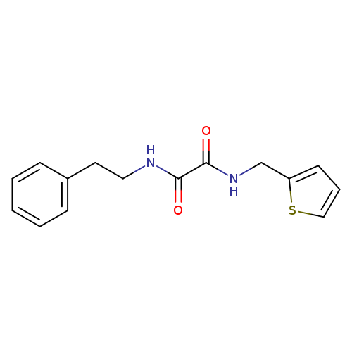 N'-(2-phenylethyl)-N-[(thiophen-2-yl)methyl]ethanediamide