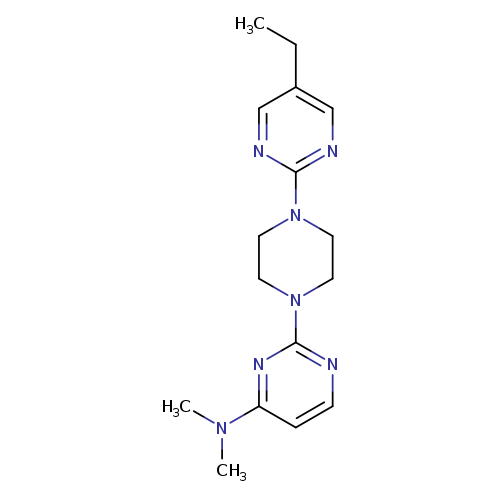 2-[4-(5-ethylpyrimidin-2-yl)piperazin-1-yl]-N,N-dimethylpyrimidin-4-amine
