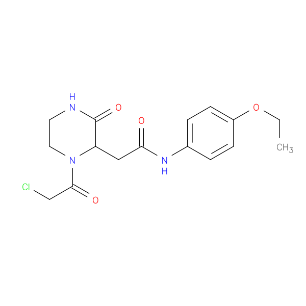 2-[1-(Chloroacetyl)-3-oxopiperazin-2-yl]-n-(4-ethoxyphenyl)acetamide
