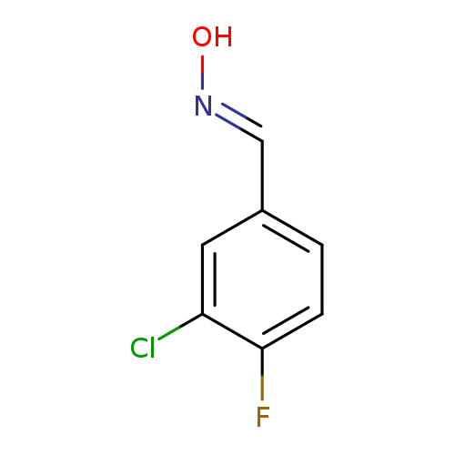 (E)-3-Chloro-4-fluorobenzaldehyde oxime