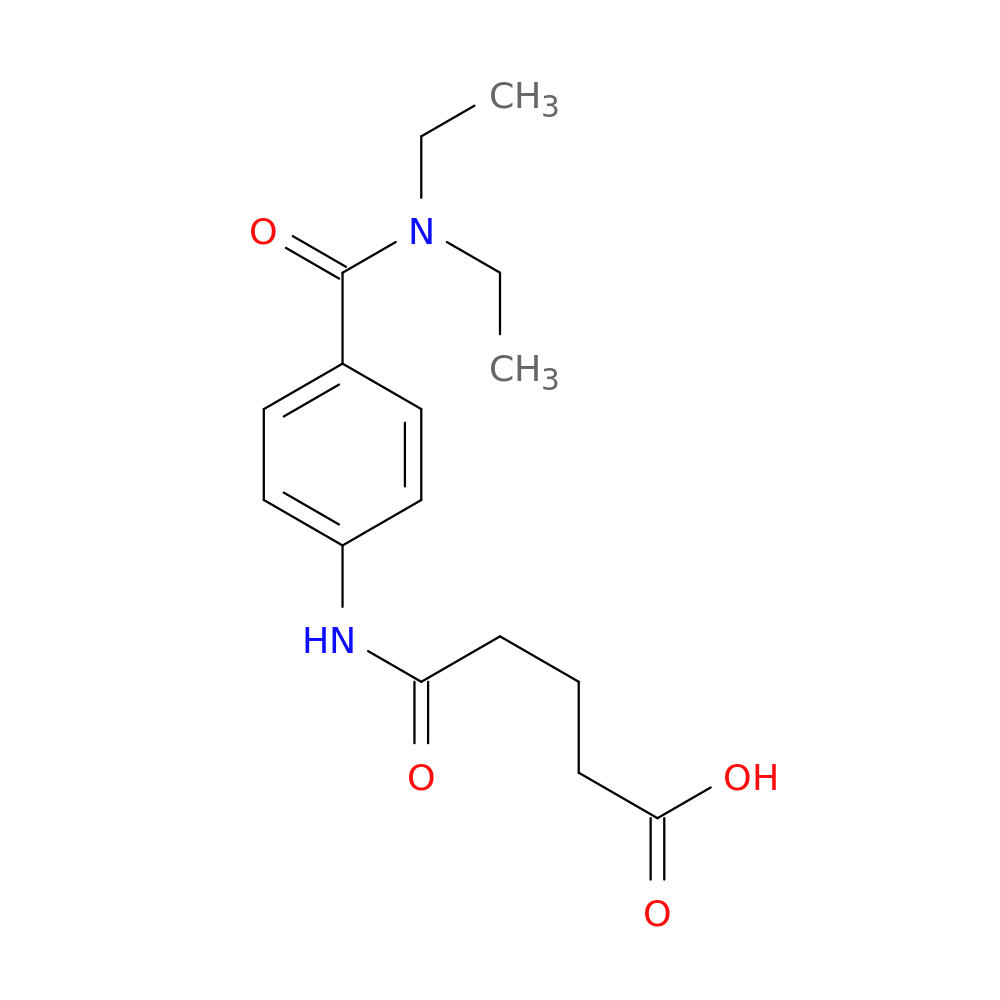 5-((4-(Diethylcarbamoyl)phenyl)amino)-5-oxopentanoic acid