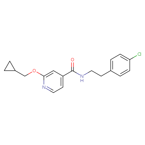 N-[2-(4-chlorophenyl)ethyl]-2-(cyclopropylmethoxy)pyridine-4-carboxamide