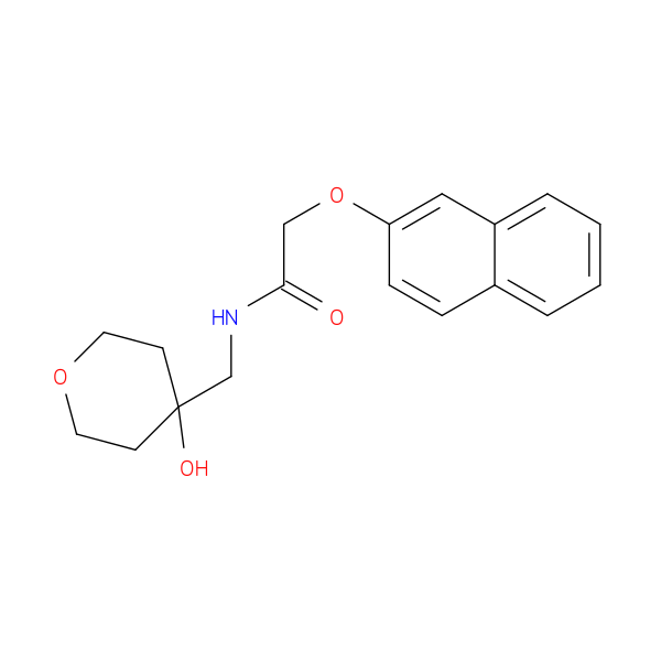 N-[(4-hydroxyoxan-4-yl)methyl]-2-(naphthalen-2-yloxy)acetamide