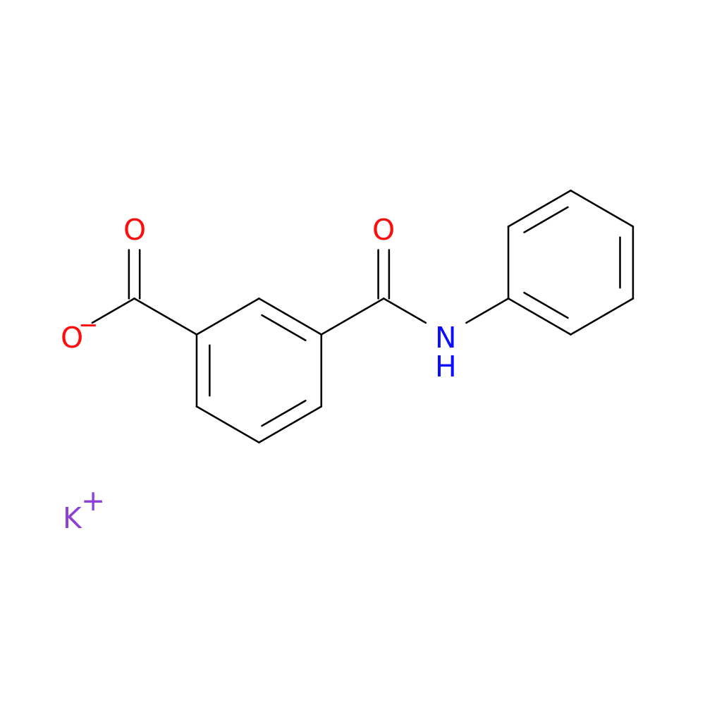 potassium 3-(phenylcarbamoyl)benzoate