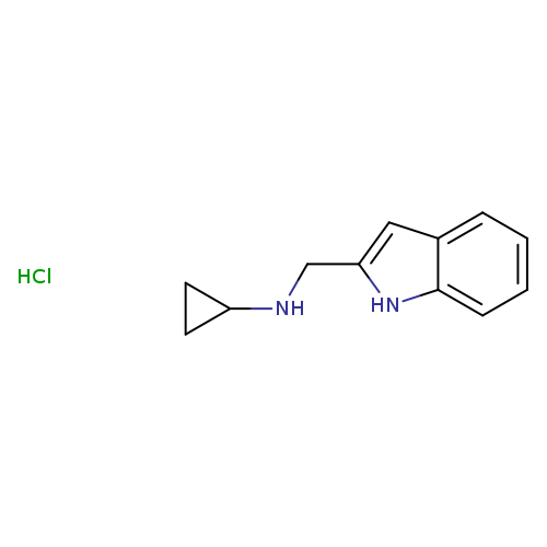 N-[(1H-indol-2-yl)methyl]cyclopropanaminehydrochloride