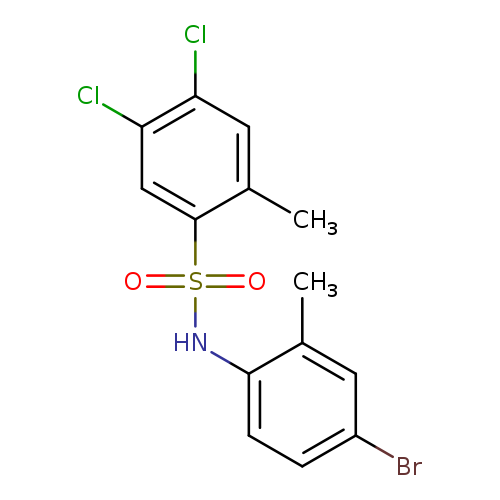 N-(4-bromo-2-methylphenyl)-4,5-dichloro-2-methylbenzene-1-sulfonamide