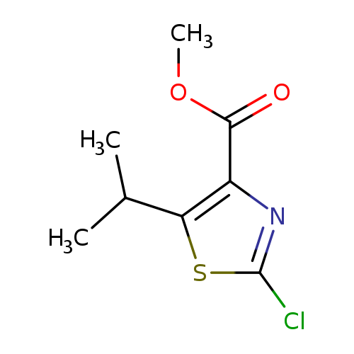 4-Thiazolecarboxylicacid,2-chloro-5-(1-methylethyl)-,methylester(9CI)