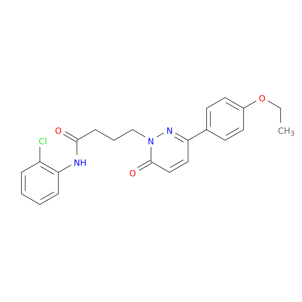 N-(2-chlorophenyl)-4-[3-(4-ethoxyphenyl)-6-oxo-1,6-dihydropyridazin-1-yl]butanamide