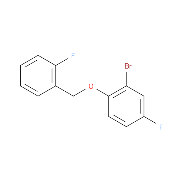2-Bromo-4-fluoro-1-(2-fluorobenzyloxy)benzene