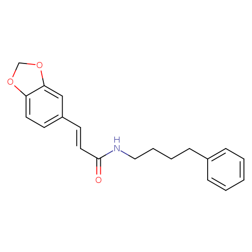 3-(1,3-benzodioxol-5-yl)-N-(4-phenylbutyl)acrylamide