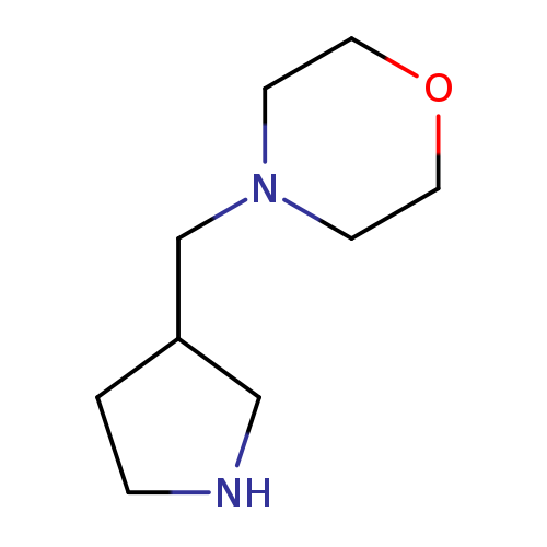 4-(pyrrolidin-3-ylmethyl)morpholine