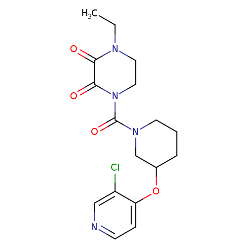 1-{3-[(3-chloropyridin-4-yl)oxy]piperidine-1-carbonyl}-4-ethylpiperazine-2,3-dione