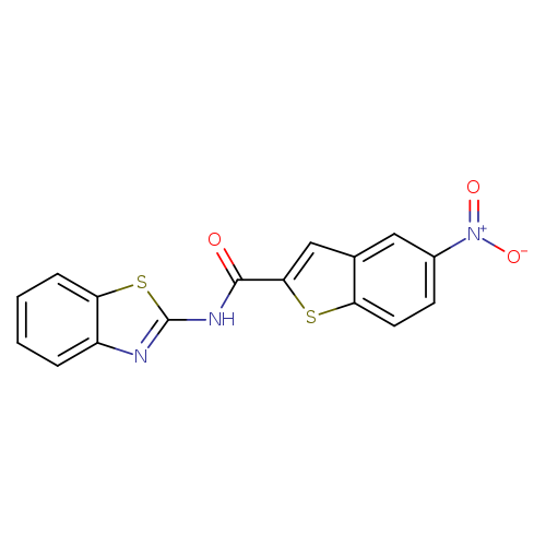 N-(1,3-benzothiazol-2-yl)-5-nitro-1-benzothiophene-2-carboxamide