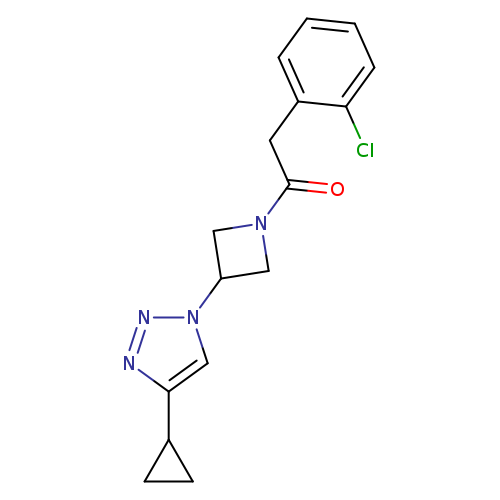 2-(2-chlorophenyl)-1-[3-(4-cyclopropyl-1H-1,2,3-triazol-1-yl)azetidin-1-yl]ethan-1-one