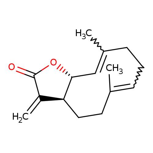 Cyclodeca[b]furan-2(3H)-one,3a,4,5,8,9,11a-hexahydro-6,10-dimethyl-3-methylene-,(3aS,6E,10E,11aR)-