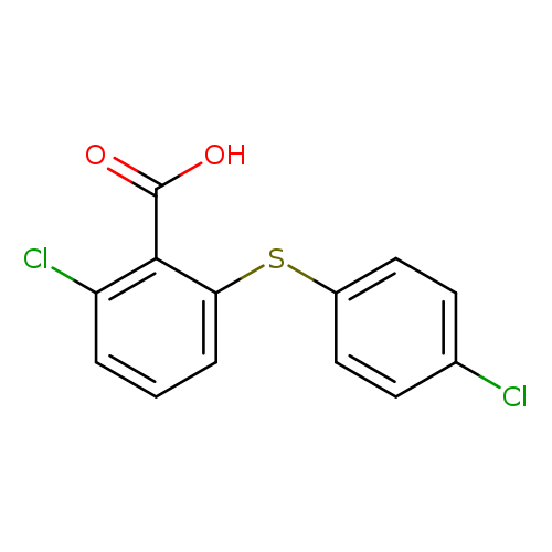 2-chloro-6-[(4-chlorophenyl)sulfanyl]benzoic acid