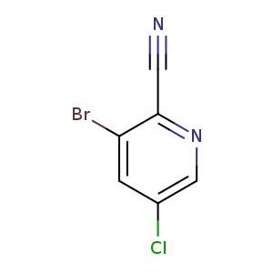 3-Bromo-5-chloropyridine-2-carbonitrile