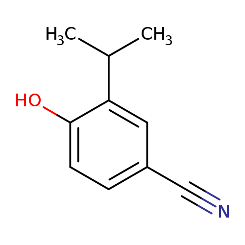 Benzonitrile, 4-hydroxy-3-(1-methylethyl)- (9CI)