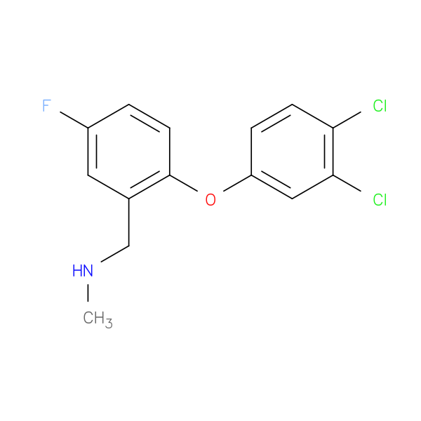 ([2-(3,4-DICHLOROPHENOXY)-5-FLUOROPHENYL]METHYL)(METHYL)AMINE