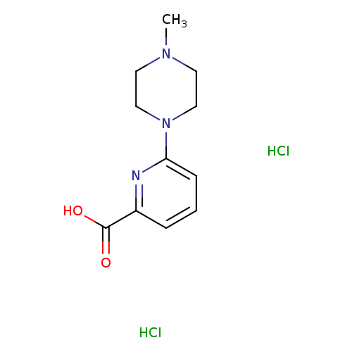 6-(4-methylpiperazin-1-yl)pyridine-2-carboxylic acid dihydrochloride