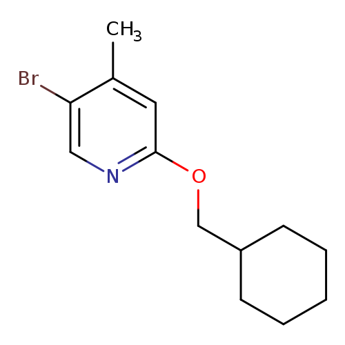 5-Bromo-2-cyclohexylmethoxy-4-methyl-pyridine