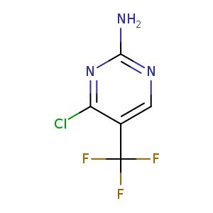 2-Pyrimidinamine, 4-chloro-5-(trifluoromethyl)-