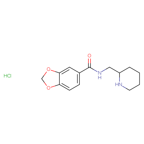 Benzo[1,3]dioxole-5-carboxylic acid (piperidin-2-ylMethyl)-aMide hydrochloride