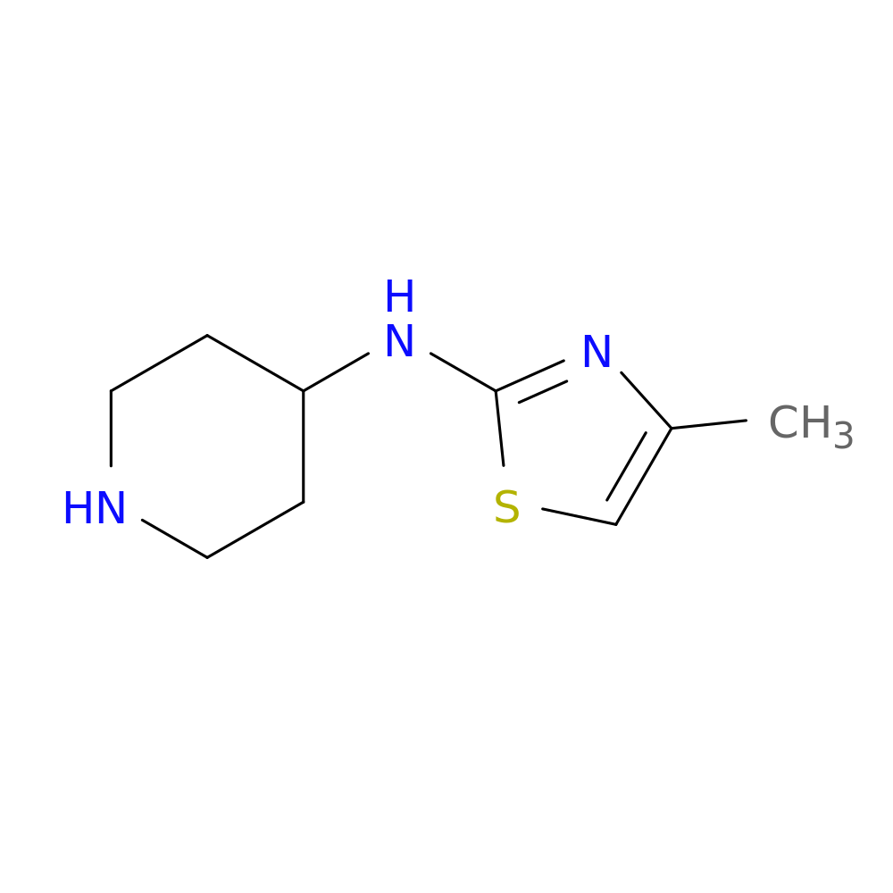 N-(4-methyl-1,3-thiazol-2-yl)piperidin-4-amine