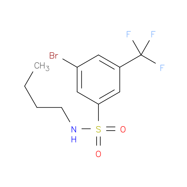 N-Butyl 3-bromo-5-(trifluoromethyl)benzenesulfonamide