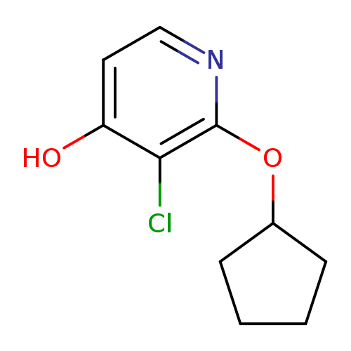 3-Chloro-2-(cyclopentyloxy)pyridin-4-ol