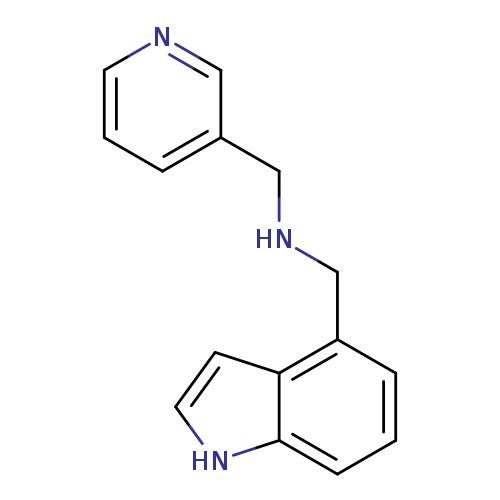 (1H-Indol-4-ylmethyl)(pyridin-3-ylmethyl)amine