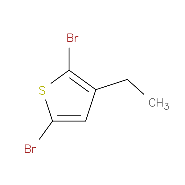 2,5-Dibromo-3-ethylthiophene