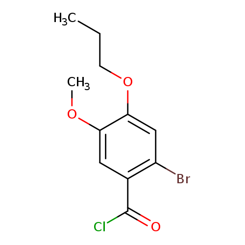 2-Bromo-5-methoxy-4-propoxybenzoyl chloride