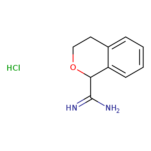 3,4-dihydro-1H-2-benzopyran-1-carboximidamide hydrochloride