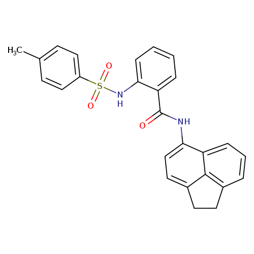 N-(1,2-dihydroacenaphthylen-5-yl)-2-(4-methylbenzenesulfonamido)benzamide