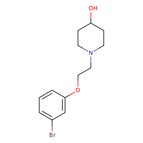 1-(2-(3-bromophenoxy)ethyl)piperidin-4-ol
