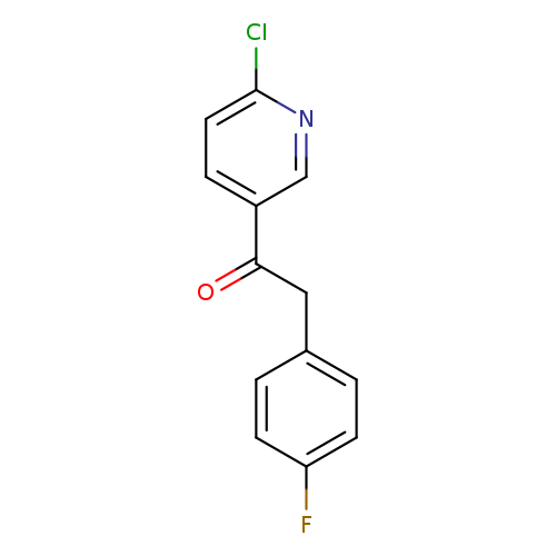 1-(6-chloropyridin-3-yl)-2-(4-fluorophenyl)ethan-1-one