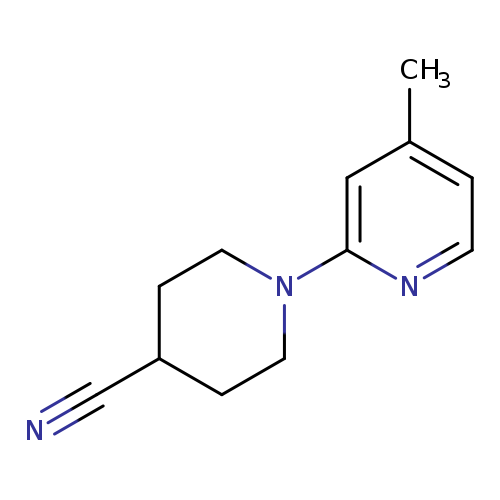 1-(4-methylpyridin-2-yl)piperidine-4-carbonitrile