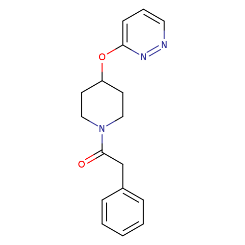 2-phenyl-1-[4-(pyridazin-3-yloxy)piperidin-1-yl]ethan-1-one