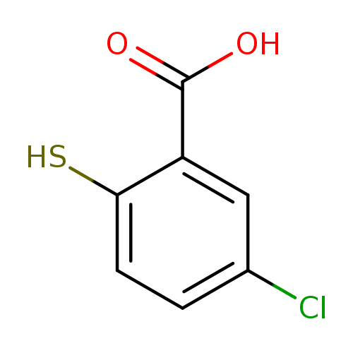 Benzoic acid, 5-chloro-2-mercapto-
