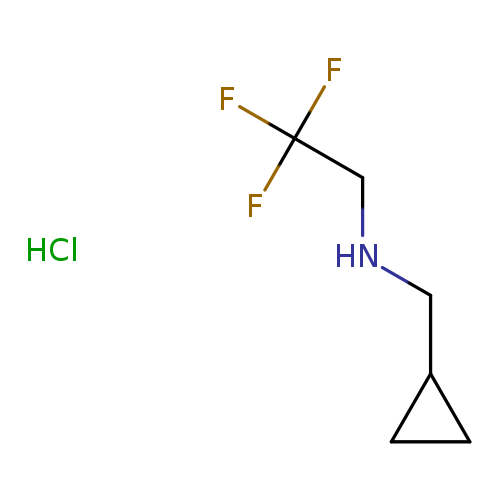 (cyclopropylmethyl)(2,2,2-trifluoroethyl)amine hydrochloride
