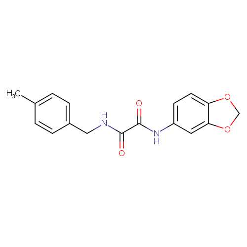N-(2H-1,3-benzodioxol-5-yl)-N'-[(4-methylphenyl)methyl]ethanediamide