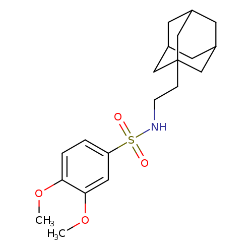 N-[2-(adamantan-1-yl)ethyl]-3,4-dimethoxybenzene-1-sulfonamide