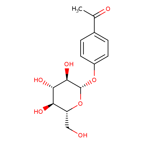 1-(4-(((3R,4S,5S,6R)-3,4,5-Trihydroxy-6-(hydroxymethyl)tetrahydro-2H-pyran-2-yl)oxy)phenyl)ethan-1-one